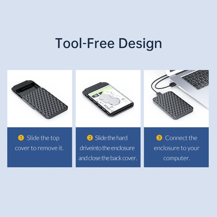 ORICO 2520U3 2.5-Inch Portable Hard Drive Enclosure