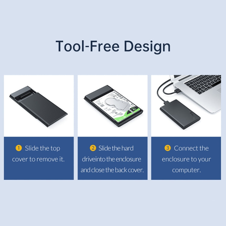 ORICO 2521U3 2.5-Inch Portable Hard Drive Enclosure