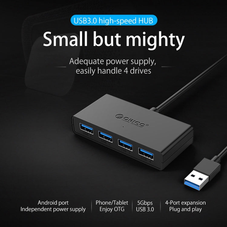 ORICO G11-H4-U3-100-BK 4 Port USB3.0 HUB