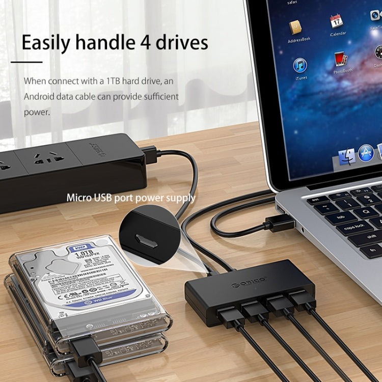 ORICO G11-H4-U3-100-BK 4 Port USB3.0 HUB