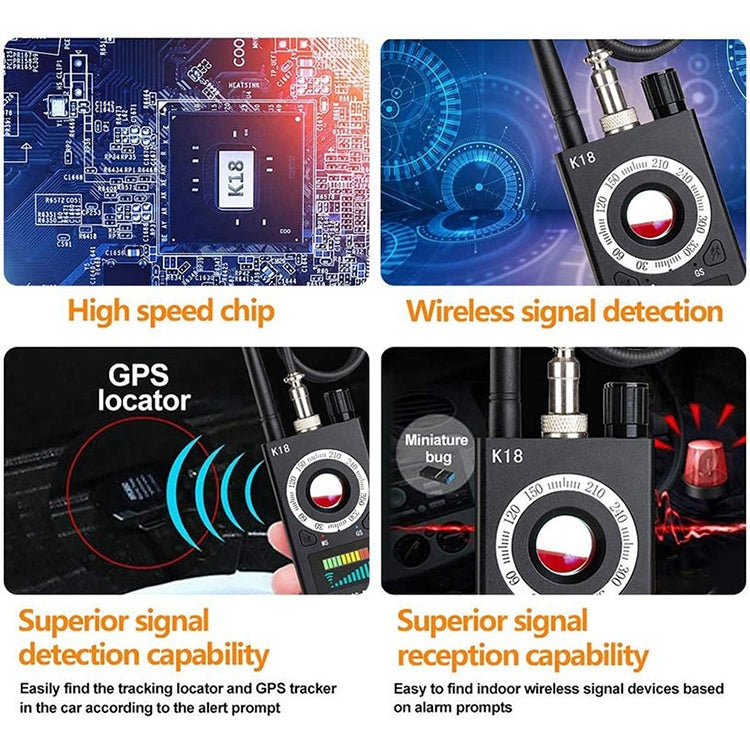 zs-k18 Camera Finder for GPS Tracking GSM Listening Device Finder