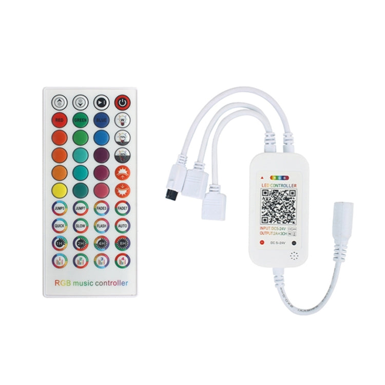 WiFi Smart 4 Pin RGB LED Strip Light Contoller APP Remote Voice Control Works with Alexa Echo, 5-24V