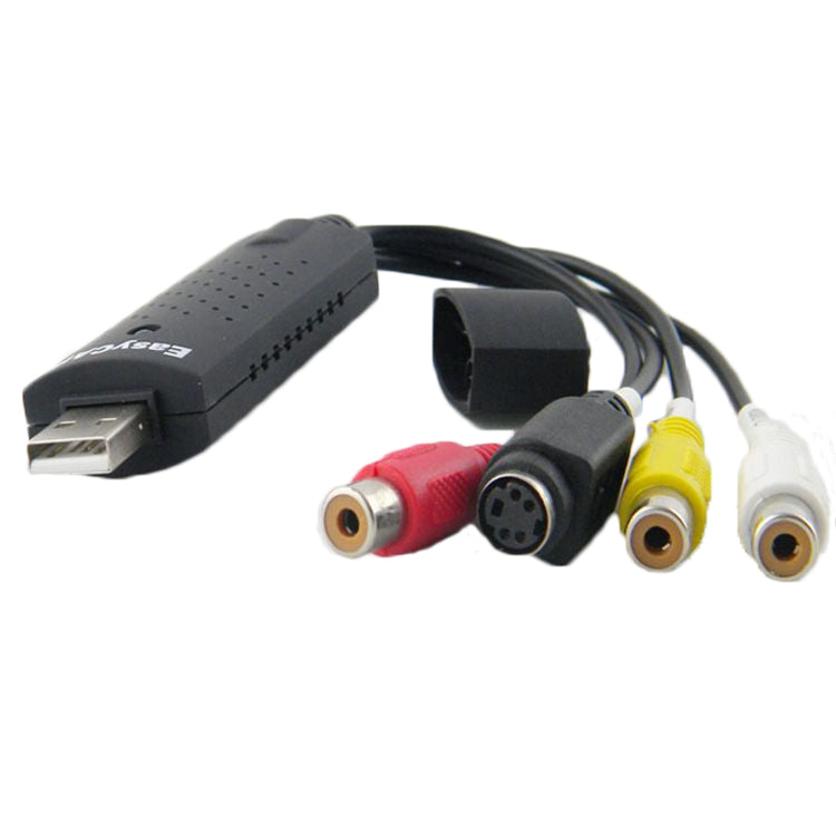 Portable USB 2.0 Video + Audio RCA Female to Female Connector for TV / DVD / VHS Support Vista 64 / win 7 / win 8 / win 10 / Mac OS