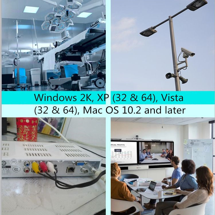 USB to RCA Cable 60+ Supports Vista 64 / Win 7 / Win 8 / Win 10 / Mac OS