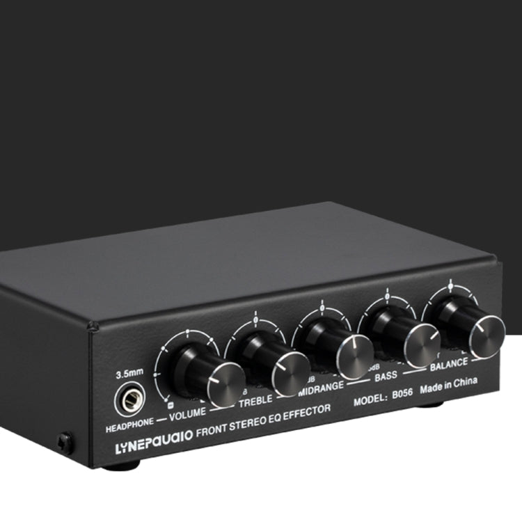 3-Channel Mixer Front Stereo Amplifier High / Mid / Bass Adjuster, USB 5V Power Supply, US Plug