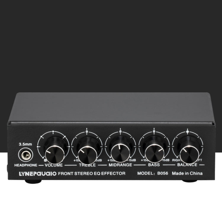 3-Channel Mixer Front Stereo Amplifier High / Mid / Bass Adjuster, USB 5V Power Supply, US Plug
