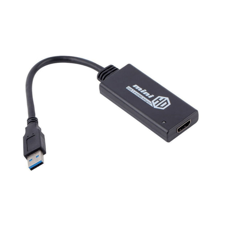 USB 3.0 to HDMI HD Converter Cable Adapter with Audio, Cable Length: 20cm