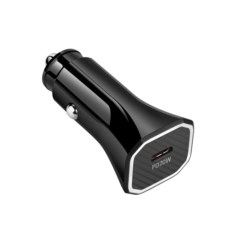 YS-2 PD 20W USB-C / Type-C Interface Car Fast Charger for iPhone Series / iPad Series