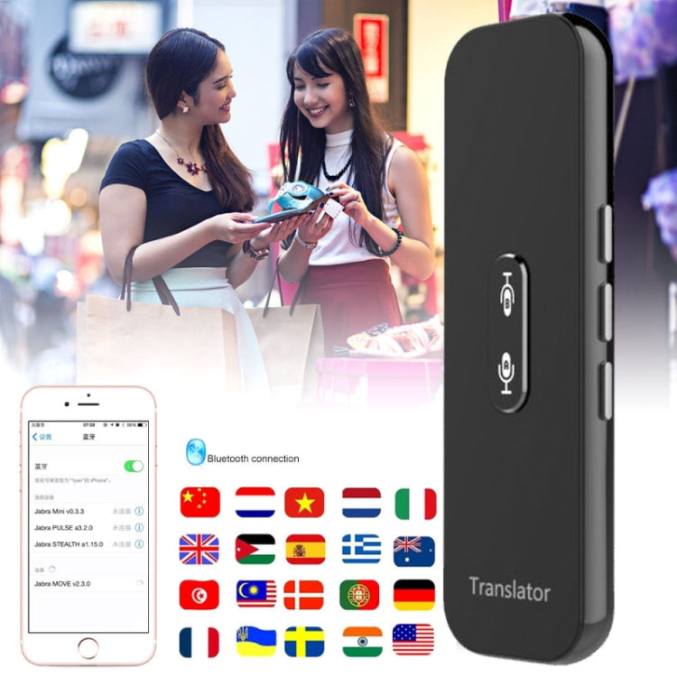G6X Smart Real Time Voice Translator 40 Languages for Android IOS and Smartphone