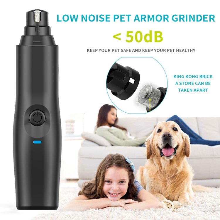 Electric Dog Cat Nail Polisher Portable Nail Clipper File Kit Pet Paw Tools