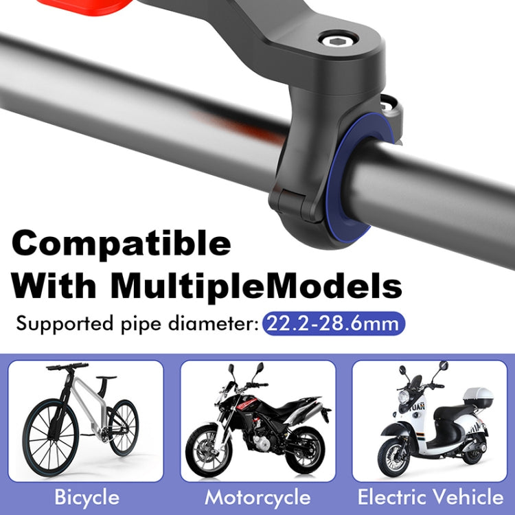 HL-143A Mountain Bike Bicycle Motorcycle Adjustable Handlebar Navigation Phone Holder Mount