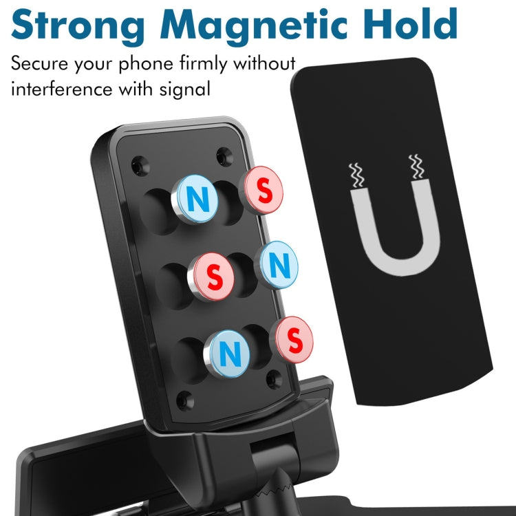 H-144B Universal Car Phone Holder Magnetic Stop Sign Holder Mobile Phone Interior Decoration Accessories