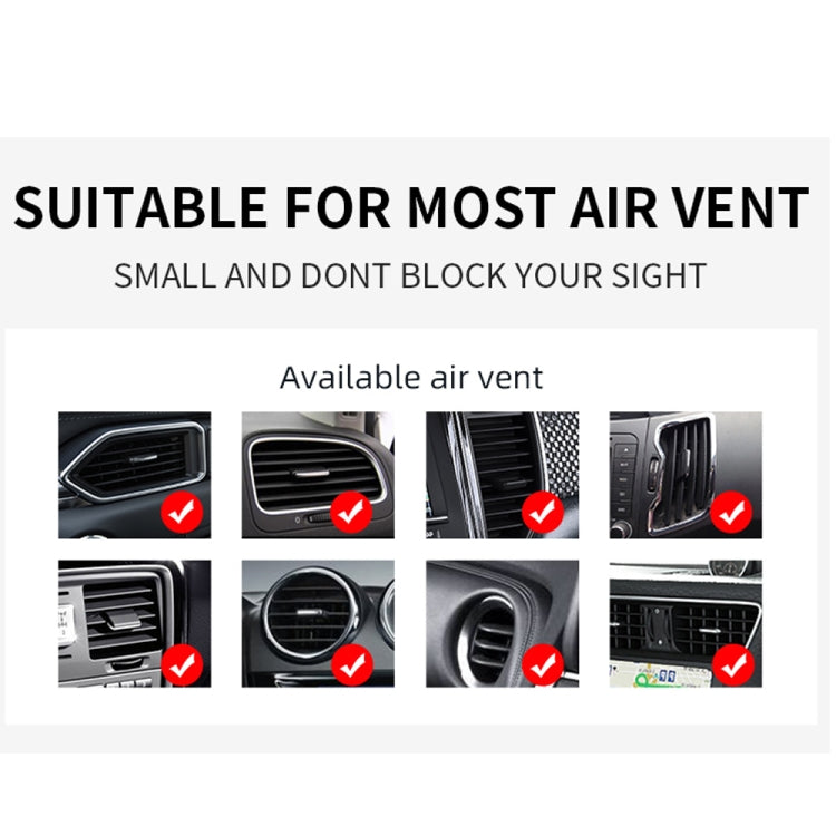 W-987 Magnetic Suction 15W Wireless Charger Car Air Outlet Bracket for iPhone 12 Series and other Smart Phones