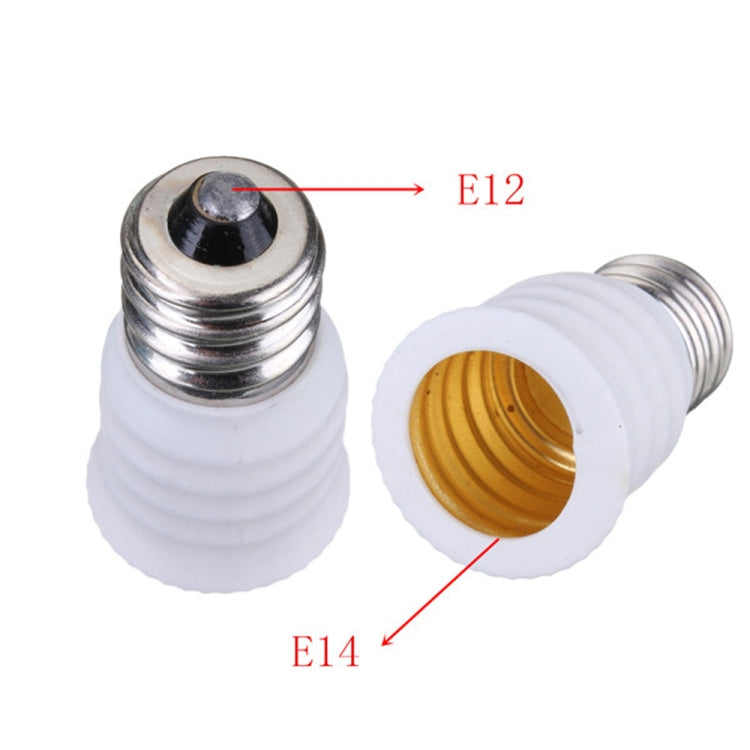 10 PCS E12 To E14 Socket Changer LED Light Lamp Adapter