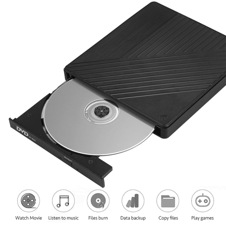 USB 3.0 & Type-C DVD Drive Player External Optical Drive