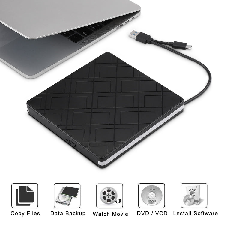 Type-C DVD Burner External Optical Drive