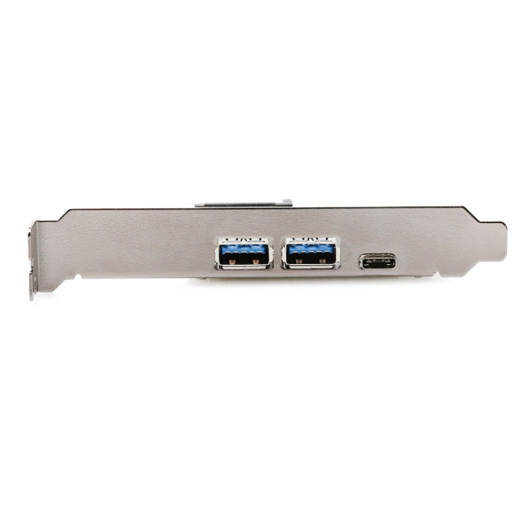 USB 3.1 Type-C PCIe to Type-C and Type A 3.0 Expansion Card USB PCI Express Riser Card