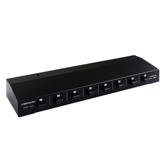 100W 1 In 8 Out Power Amplifier Box Distribute Switcher Loudspeaker