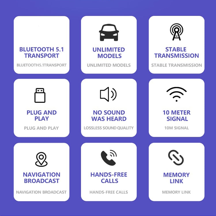 T50 Car USB Bluetooth 5.1 Receiver FM Transmitter for Hands-Free Call Navigation