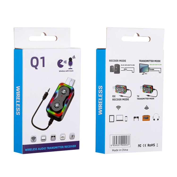 Q1 USB Bluetooth 5.3 Audio Receiver Transmitter Bluetooth Adapter