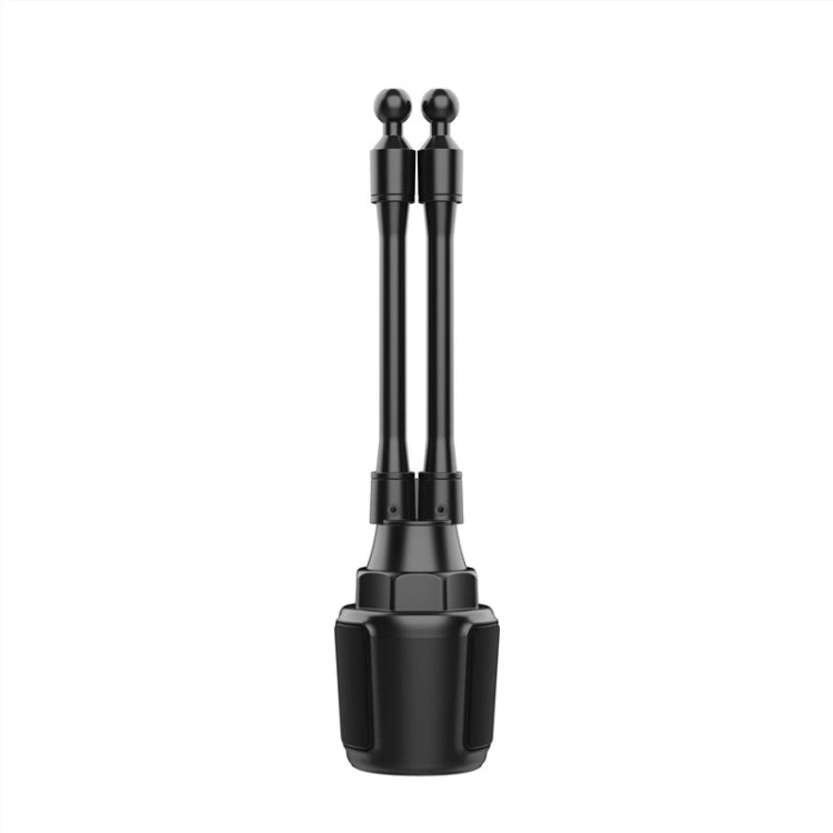 A080+X908 Car Cup Double Mobile Phone Holder Mount Adjustable Cradle Bracket