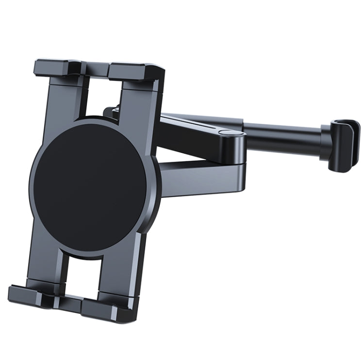 A081+X159 Car Backseat Headrest Tablet Bracket Long Arm Collapsible Mount