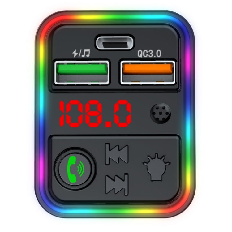 PDF18 Mobile Phone Charger Adapter USB+Type-C PD25W QC3.0 Car Phone Adapter Cigarette Lighter