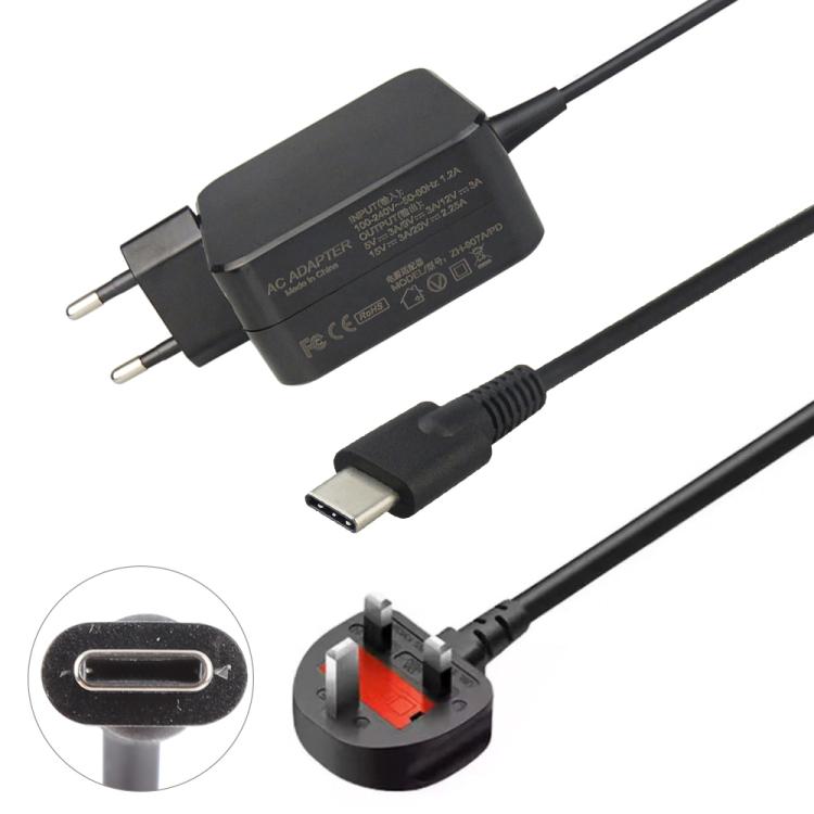 For Dell / HP / Xiaomi 45W Charger Type-c Super Fast Charging Source Adapter