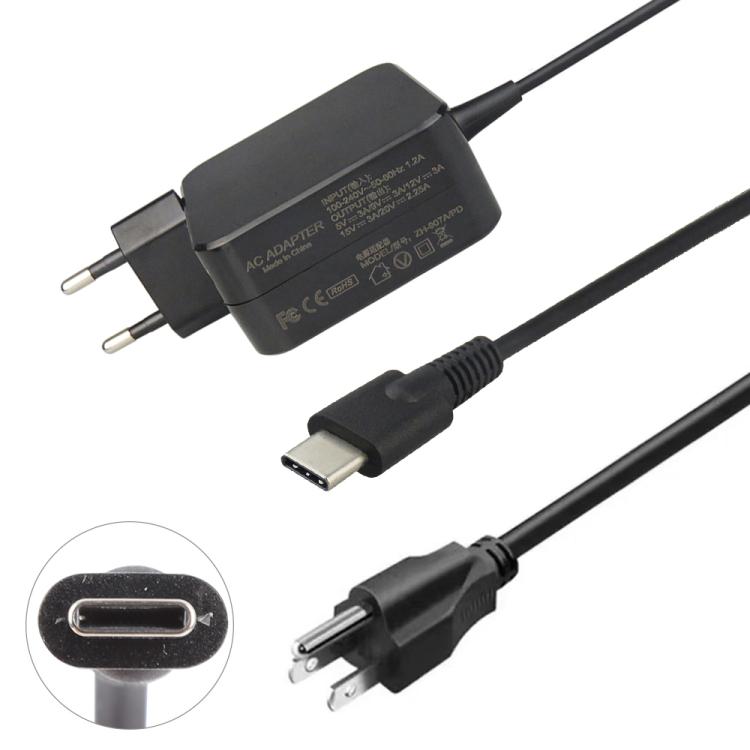 For Dell / HP / Xiaomi 45W Charger Type-c Super Fast Charging Source Adapter