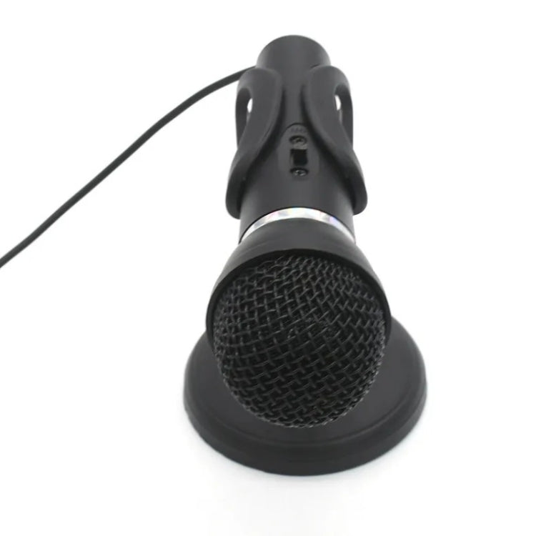 K-307 3.5mm Home Stereo MIC Computer Desktop Chatting Gaming Microphone with Stand