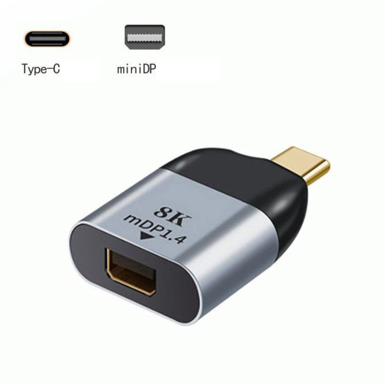 8K 60Hz Type-C to Mini Display Port Adapter for Tablet Phone Laptop