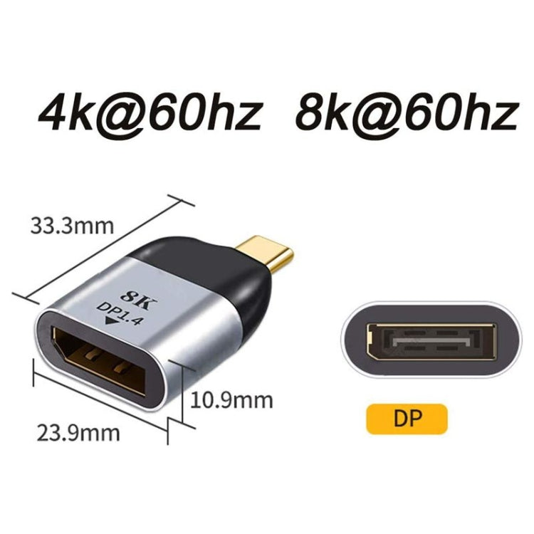 USB Type C to DP Display Port Converter 4K 60hz for Tablet Phone Laptop