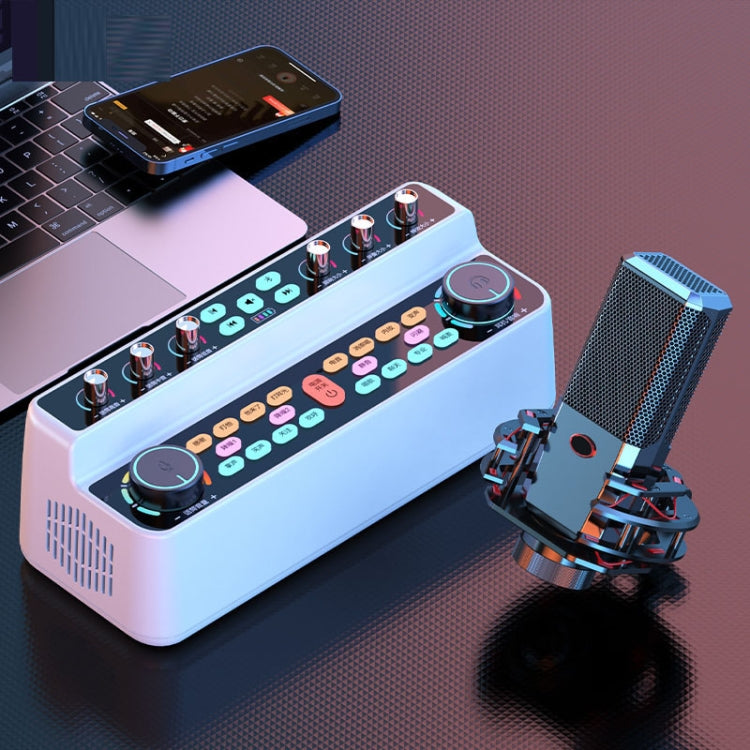 S18 Family KTV Desktop Live Special Sound Card Audio All-In-One Phone Singing Karaoke Microphone Equipment Full Set