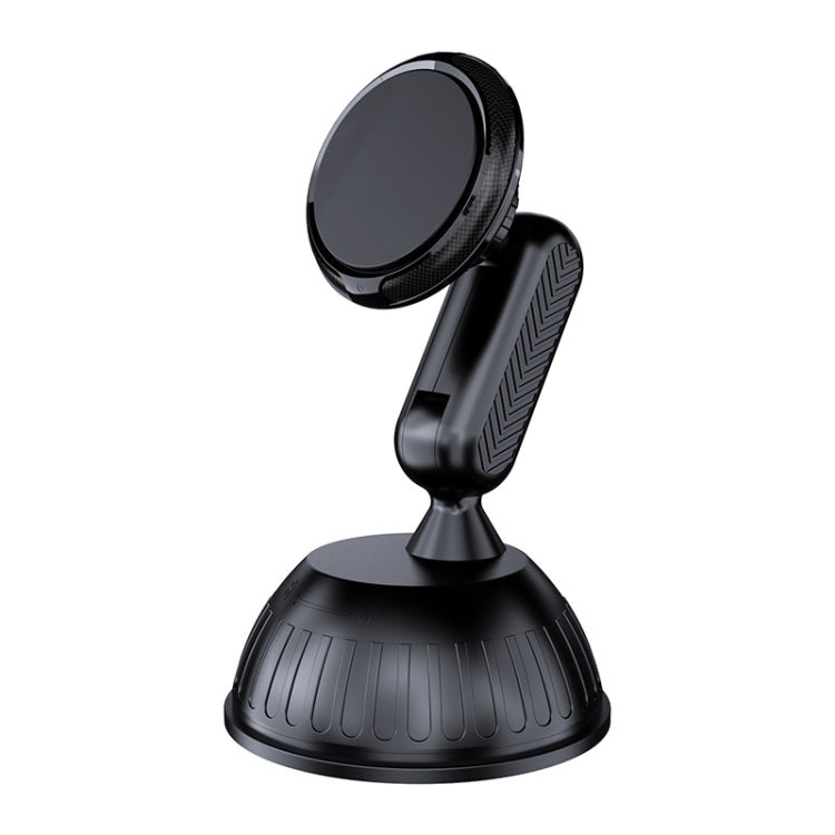 208-C Black 360 Degree Rotation Dashboard Windshield Magnetic Mobile Phone Car Holder
