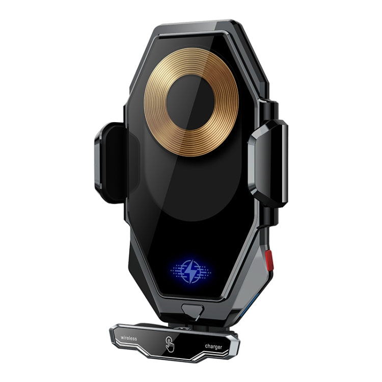 T7 Multipurpose Car Wireless Charger Infrared Automatic Inducction Car Mobile Phone Bracket