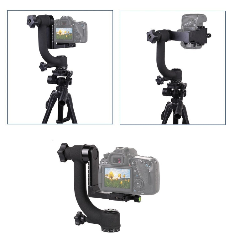 C022 Horizontal 360 Degree Gimbal Tripod Ball Head