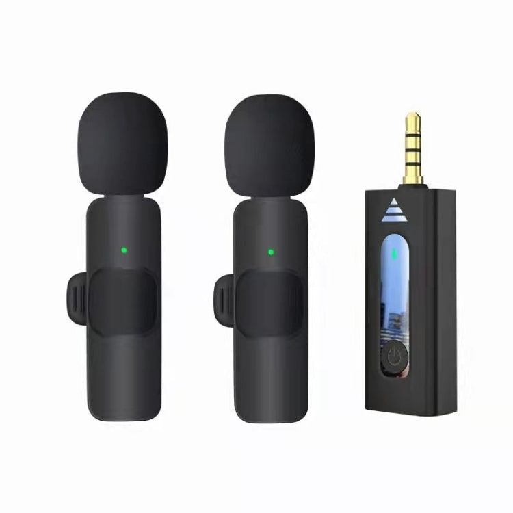 Lavalier Wireless Noise Reduction Microphone for Phone /  Camera / Laptop / MacBook with 3.5mm Receiver