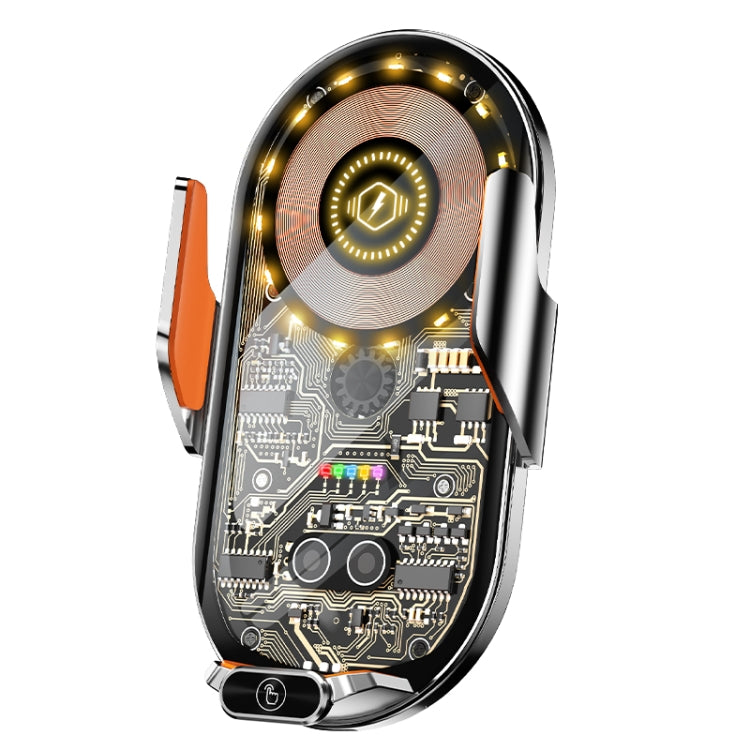 C13 Wireless Car Charger 15W Car Charging Station Automatic Induction Phone Holder Bracket