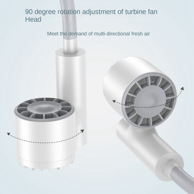Long Life Twin-head Turbine Bladeless Neck Lazy Sports Fan