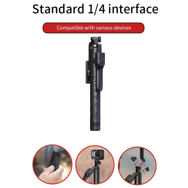 JMARY KT239 Rotation Design Camera Mount Holder 1.75m Telescopic Phone Selfie Stick Tripod