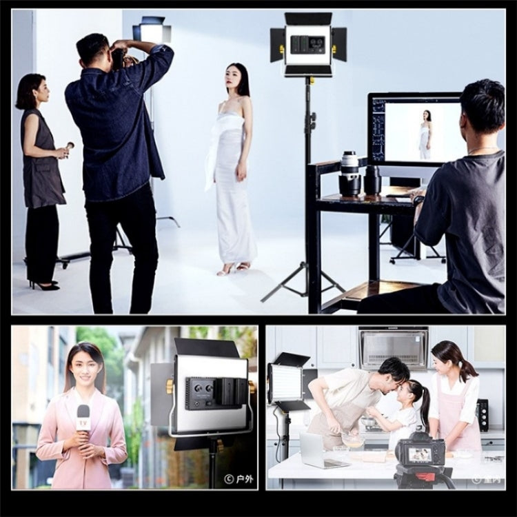 VLOGLITE W660S For Video Film Recording 3200-5600K Lighting LED Video Light with Tripod