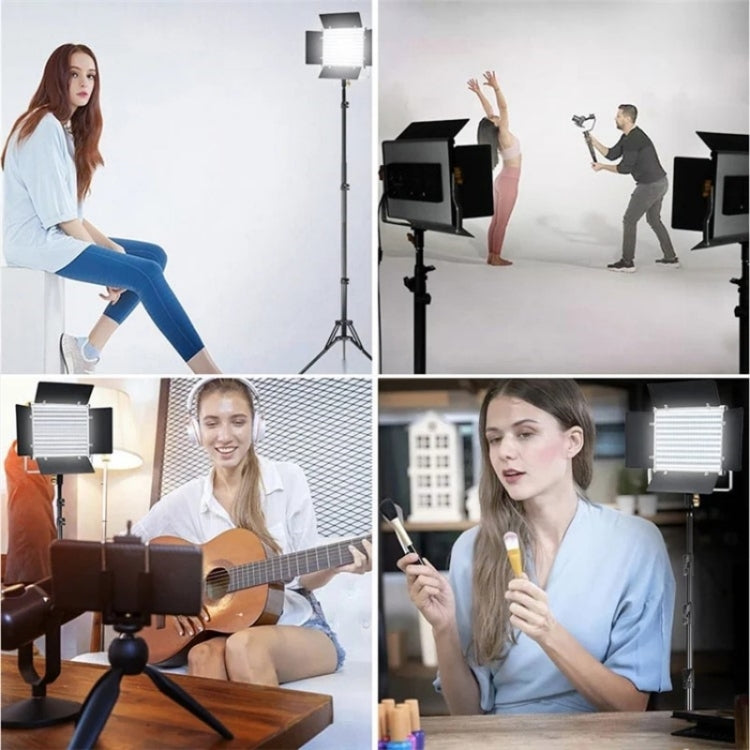 VLOGLITE W660S For Video Film Recording 3200-5600K Lighting LED Video Light with Tripod