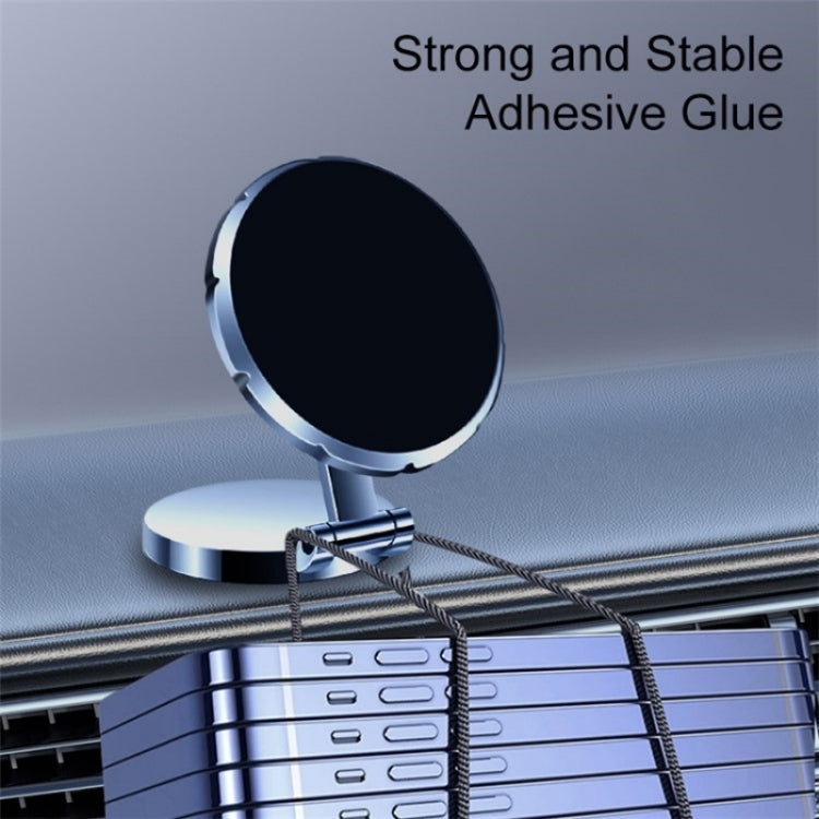 G158 360-Degree Rotating Metal Phone Stand Dashboard Folding Magnetic Car Mount