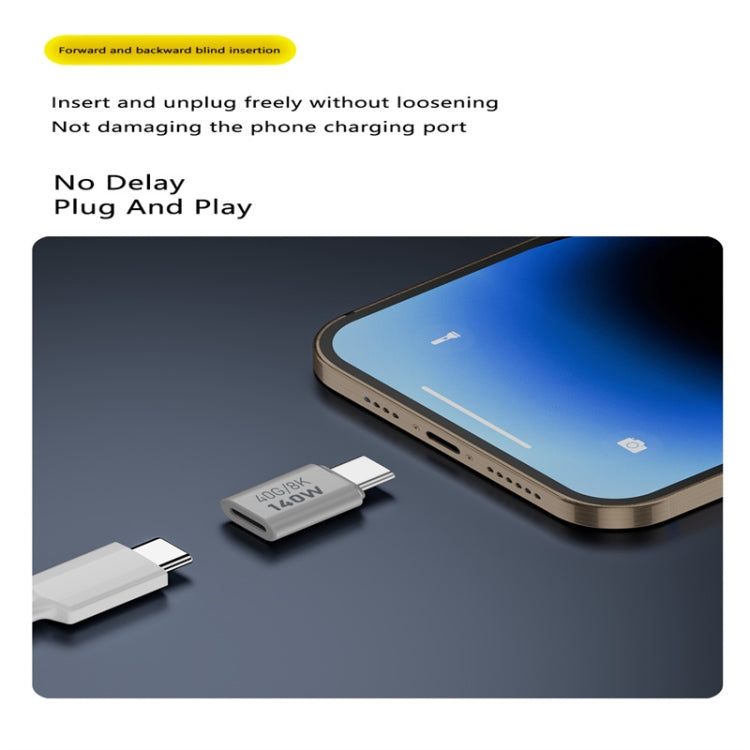 USB 3.1 Type-C 40Gbps 8K Transmission Adapter 140W 5A Charge