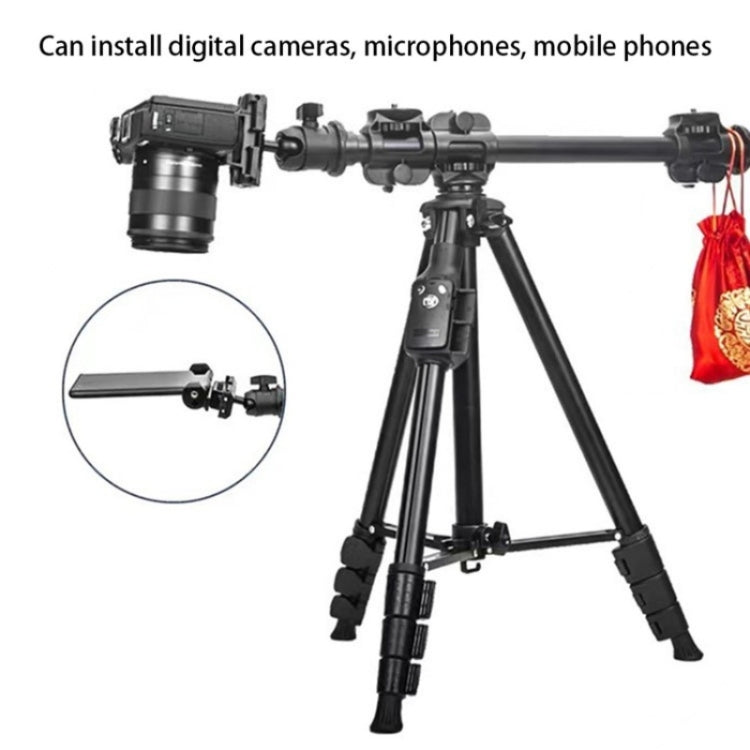 YUNTENG VCT-369 For Tripod Stabilizer Camera Horizontal Aluminum Alloy Gimbal Extension Pole