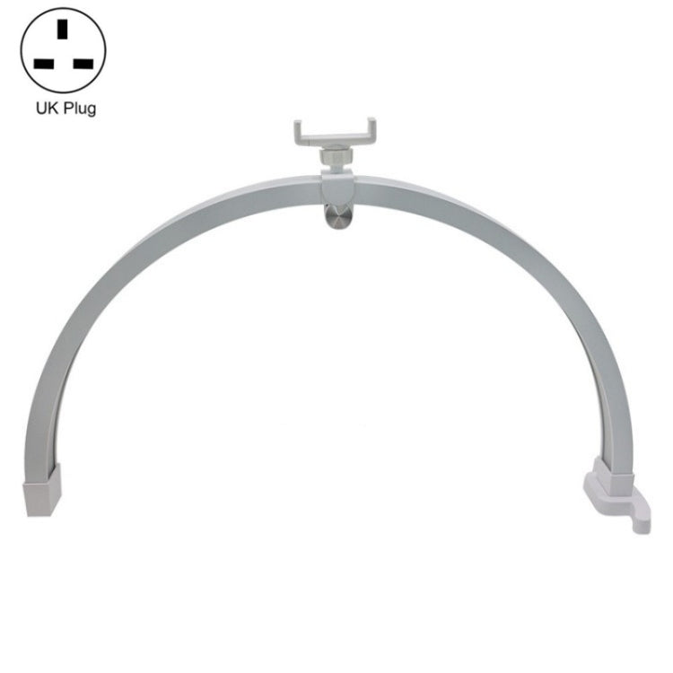 M12X Foldable LED Half Moon Lamp Touch Control Nail Art Lamp, Length: 56cm