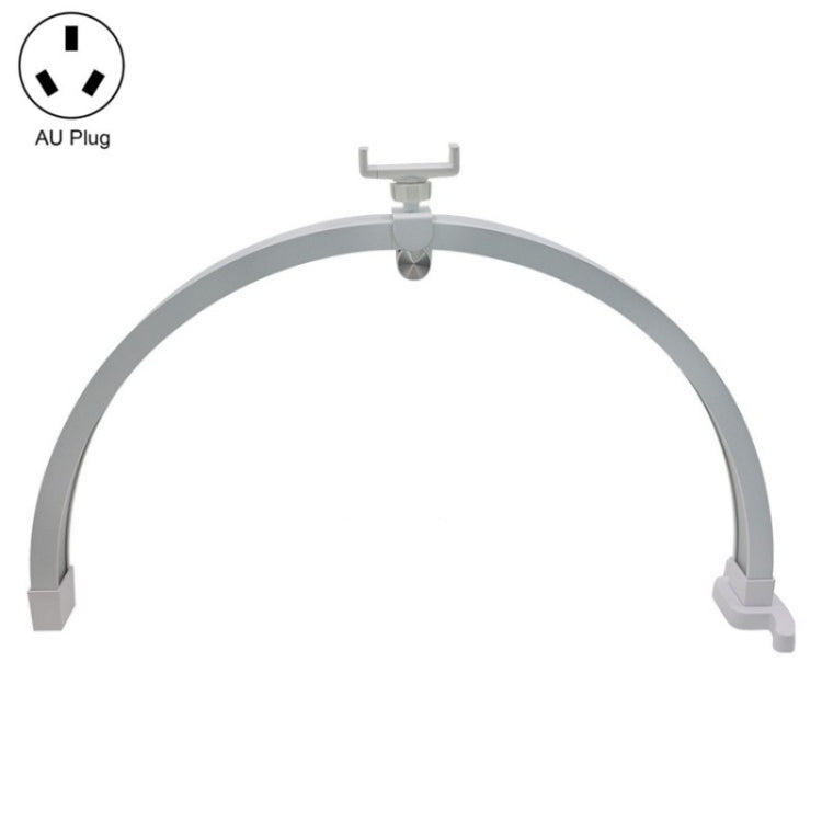 M12X Foldable LED Half Moon Lamp Touch Control Nail Art Lamp, Length: 56cm