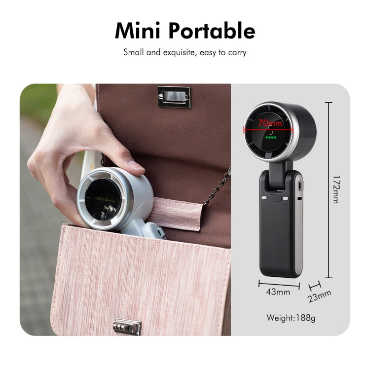 ENKAY Hat-Prince 3600mAh Battery Max 8H Cooling times Foldable Neck Turbo Fan with Digital Display