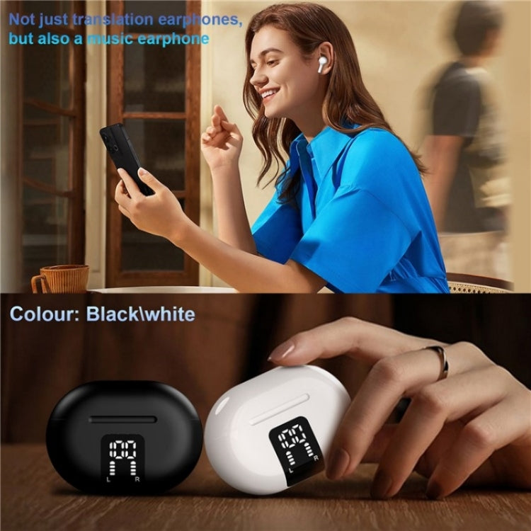 M10 Wireless Bluetooth Smart Voice Translator Headset Multiple Languages Translation Earphones