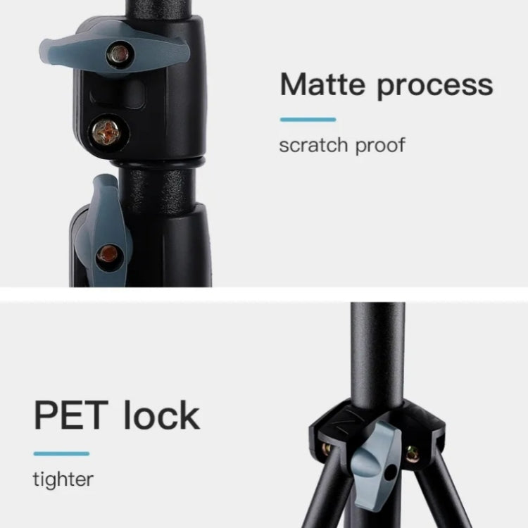 JMARY MT-75 Telescopic Camera Phone Stand Portable Photography Lightweight Tripod